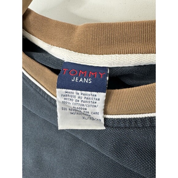 Vintage Tommy Jeans Tommy Hilfiger Short Sleeve Pullover Tee Shirt Mens Size XL - Picture 5 of 10